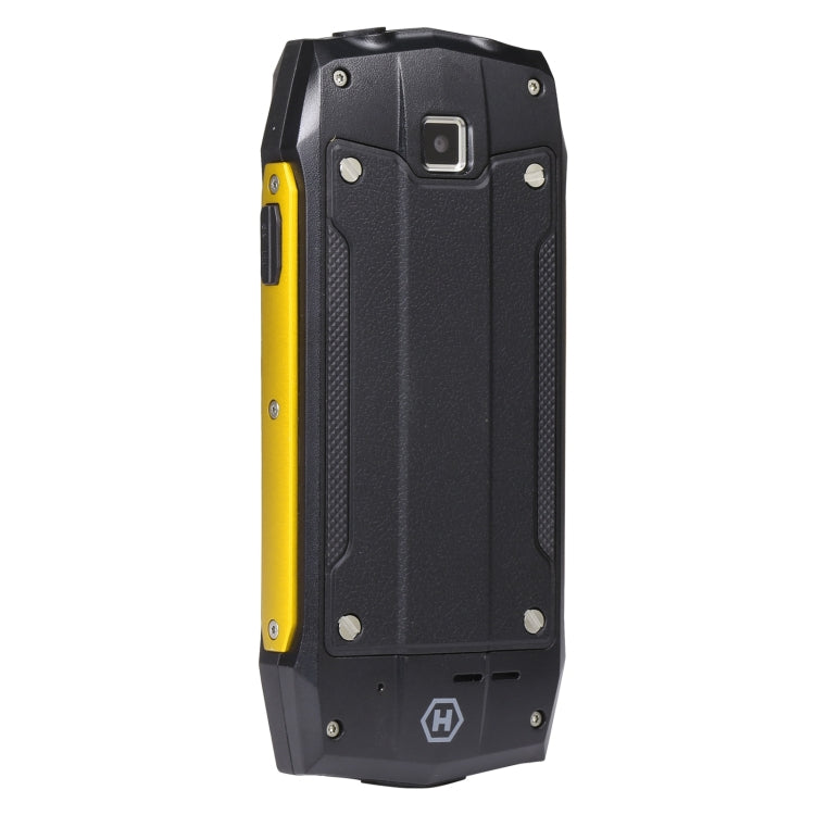 Rugtel R1D Rugged Phone, IP68 Waterproof Dustproof Shockproof, 2.4 inch, MTK6261D, 2000mAh Battery, Loud Box Speaker, FM, Network: 2G, Dual SIM(Yellow) - free shipping - PMC TechLife - Order now!