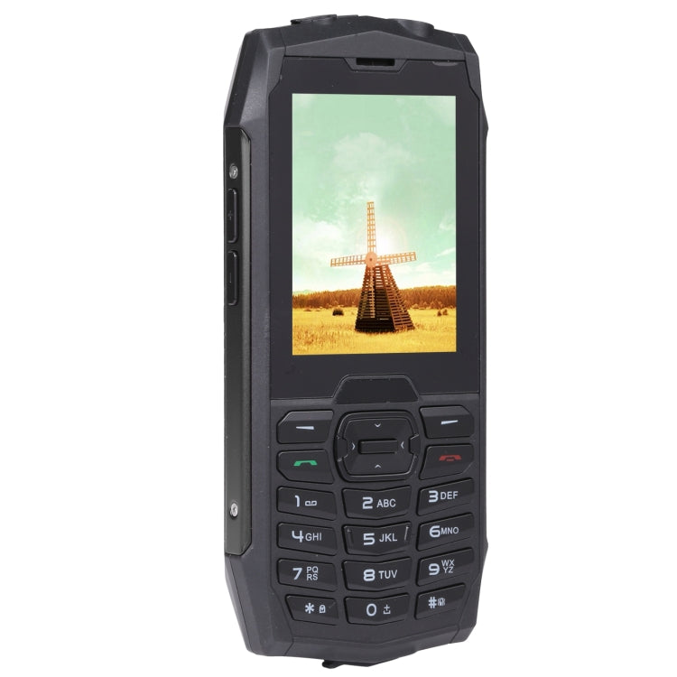 Rugtel R3C Rugged Phone, IP68 Waterproof Dustproof Shockproof, 2.8 inch, MTK6261D, 2000mAh Battery, SOS, FM, Dual SIM(Black) - free shipping - PMC TechLife - Order now!