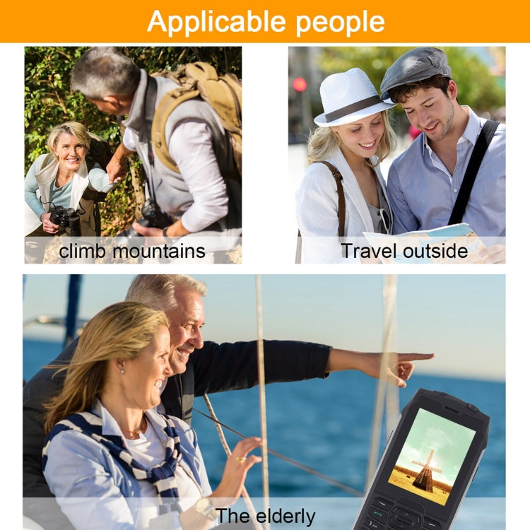 Rugtel R3C Rugged Phone, IP68 Waterproof Dustproof Shockproof, 2.8 inch, MTK6261D, 2000mAh Battery, SOS, FM, Dual SIM(Silver) - free shipping - PMC TechLife - Order now!