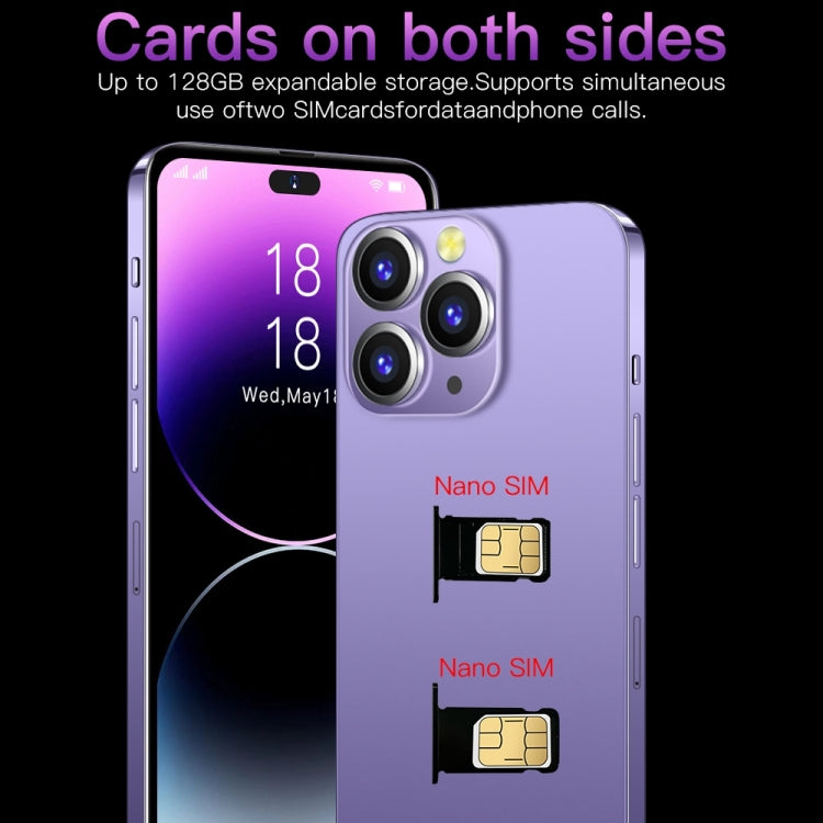 i14 Pro Max / H208A, 3GB+32GB, 6.5 inch Dynamic Island Screen, Face Identification, Android 8.1 MTK6753 Octa Core, Network: 4G (Gold) - free shipping - PMC TechLife - Order now!