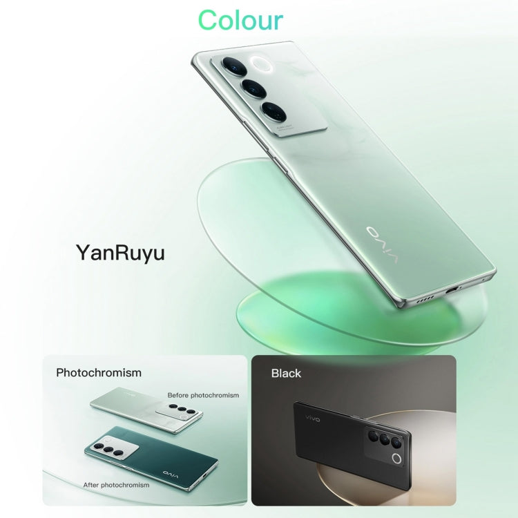 vivo S16 Pro 5G, 50MP Camera, 12GB+256GB, Triple Back Cameras, Srceen Fingerprint Identification, 4600mAh Battery, 6.78 inch Android 13 OriginOS 3 Dimensity 8200 Octa Core up to 3.1GHz, OTG, NFC, Network: 5G (Black) - free shipping - PMC TechLife - Order now!