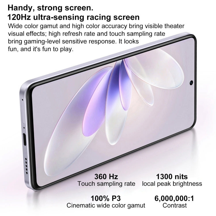 vivo S16e 5G, 50MP Camera, 8GB+256GB, Triple Back Cameras, Srceen Fingerprint Identification, 4600mAh Battery, 6.62 inch Android 11 OriginOS Ocean Exynos 1080 Octa Core up to 2.8GHz, OTG, NFC, Network: 5G (Purple) - free shipping - PMC TechLife - Order now!