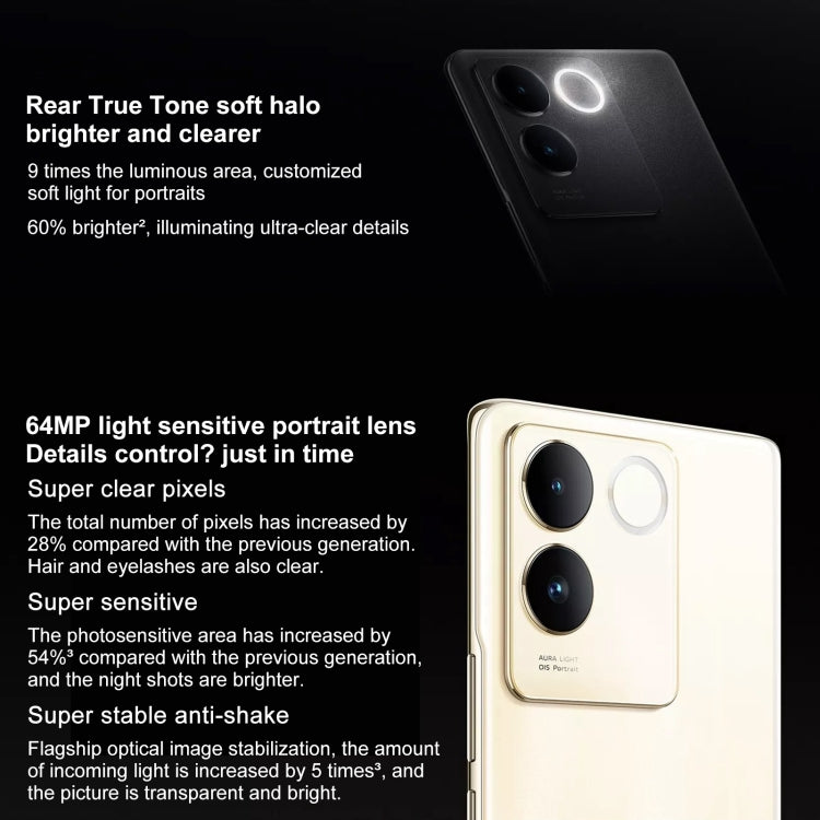 vivo S17e 5G, 64MP Camera, 12GB+256GB, Dual Back Cameras, Srceen Fingerprint Identification, 4600mAh Battery, 6.78 inch Android 13 OriginOS 3 Dimensity 7200 Octa Core up to 2.8GHz, OTG, NFC, Network: 5G (Black) - free shipping - PMC TechLife - Order now!