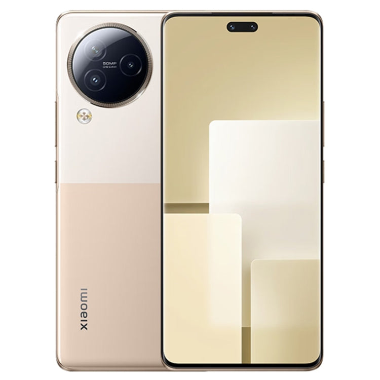 Xiaomi Civi 3 5G, 50MP Camera, 12GB+256GB, Triple Back Cameras + Dual Front Cameras, In-screen Fingerprint Identification, 4500mAh Battery, 6.55 inch MIUI 14 Dimensity 8200-Ultra Octa Core 4nm up to 3.1GHz, Network: 5G, NFC (Gold) - free shipping - PMC TechLife - Order now!