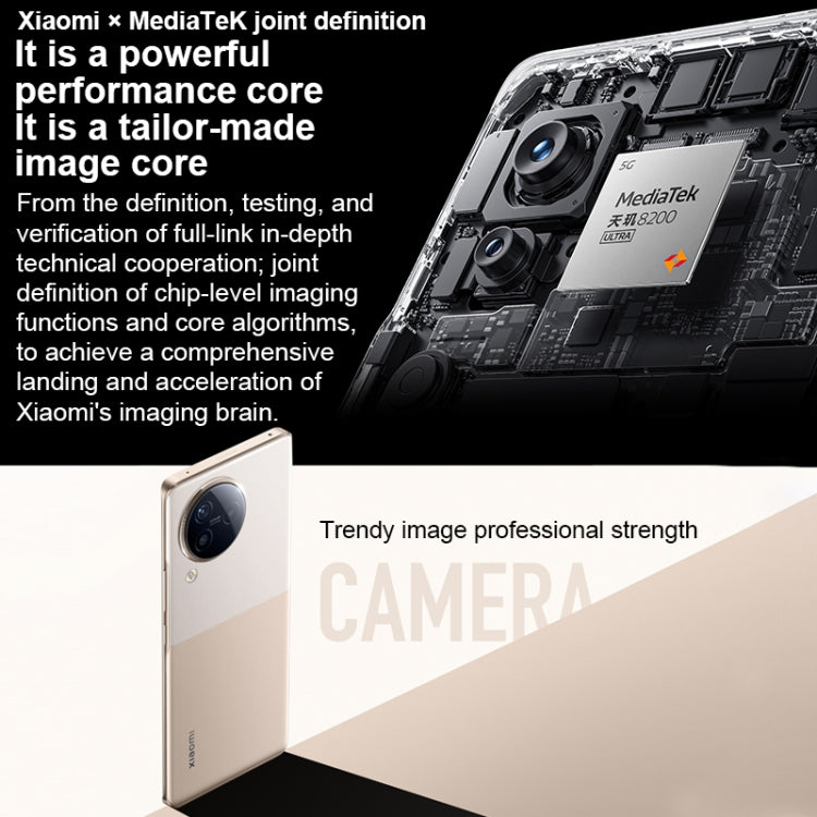 Xiaomi Civi 3 5G, 50MP Camera, 12GB+256GB, Triple Back Cameras + Dual Front Cameras, In-screen Fingerprint Identification, 4500mAh Battery, 6.55 inch MIUI 14 Dimensity 8200-Ultra Octa Core 4nm up to 3.1GHz, Network: 5G, NFC (Grey) - free shipping - PMC TechLife - Order now!
