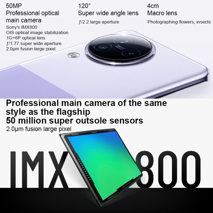 Xiaomi Civi 3 5G, 50MP Camera, 12GB+256GB, Triple Back Cameras + Dual Front Cameras, In-screen Fingerprint Identification, 4500mAh Battery, 6.55 inch MIUI 14 Dimensity 8200-Ultra Octa Core 4nm up to 3.1GHz, Network: 5G, NFC (Grey) - free shipping - PMC TechLife - Order now!