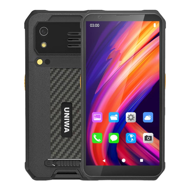 UNIWA M512 Standard Rugged Phone, 4GB+64GB, IP65 Waterproof Dustproof Shockproof, 4100mAh Battery, 5.7 inch Android 12 MTK6762 Octa Core up to 2.0GHz, Network: 4G, NFC (Black) - UNIWA by UNIWA | Online Shopping South Africa | PMC TechLife