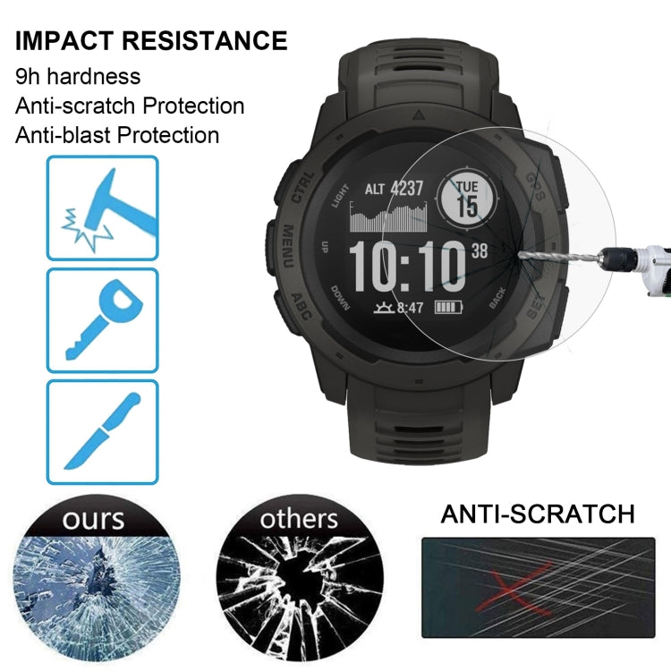 ENKAY Hat-Prince for 42mm Diameter Circular Dial Smart Watch 0.2mm 9H Surface Hardness 2.15D Curved Explosion-proof Tempered Glass Screen Film - Screen Protector by ENKAY | Online Shopping South Africa | PMC TechLife | Buy Now Pay Later Mobicred