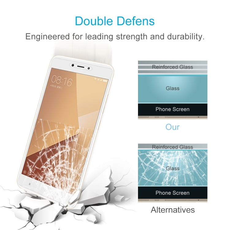 100 PCS for Xiaomi Redmi Note 5A 0.26mm 9H Surface Hardness 2.5D Explosion-proof Non-full Screen Tempered Glass Screen Film -  by PMC TechLife | Online Shopping South Africa | PMC TechLife