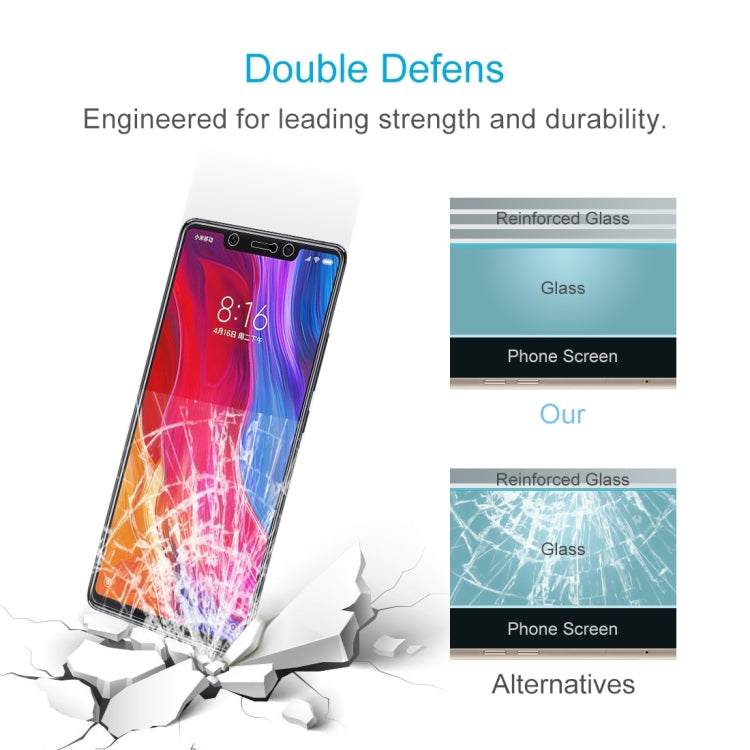 100 PCS 0.26mm 9H 2.5D Tempered Glass Film for Xiaomi Mi 8 SE -  by PMC TechLife | Online Shopping South Africa | PMC TechLife