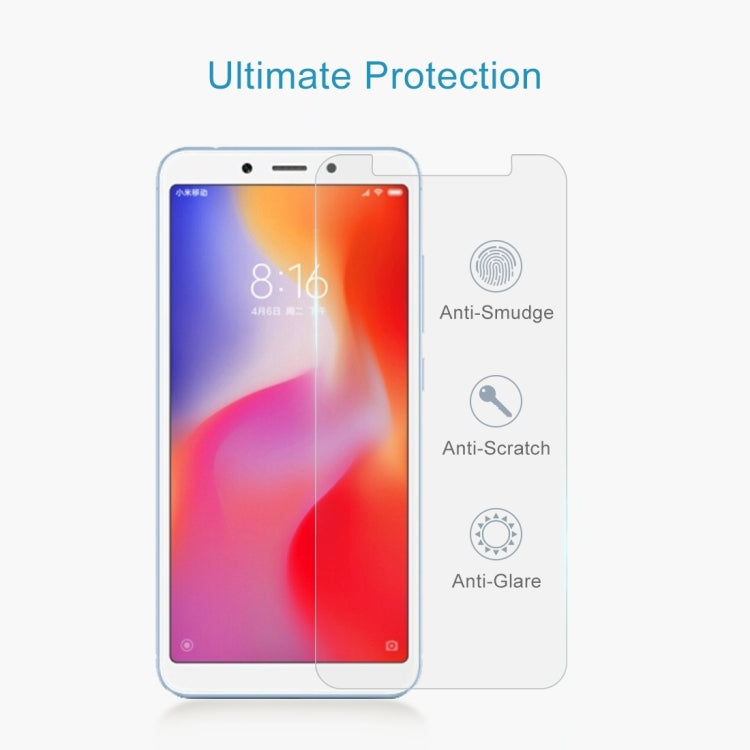 100PCS 9H 2.5D Tempered Glass Film for Xiaomi Redmi 6A -  by PMC TechLife | Online Shopping South Africa | PMC TechLife