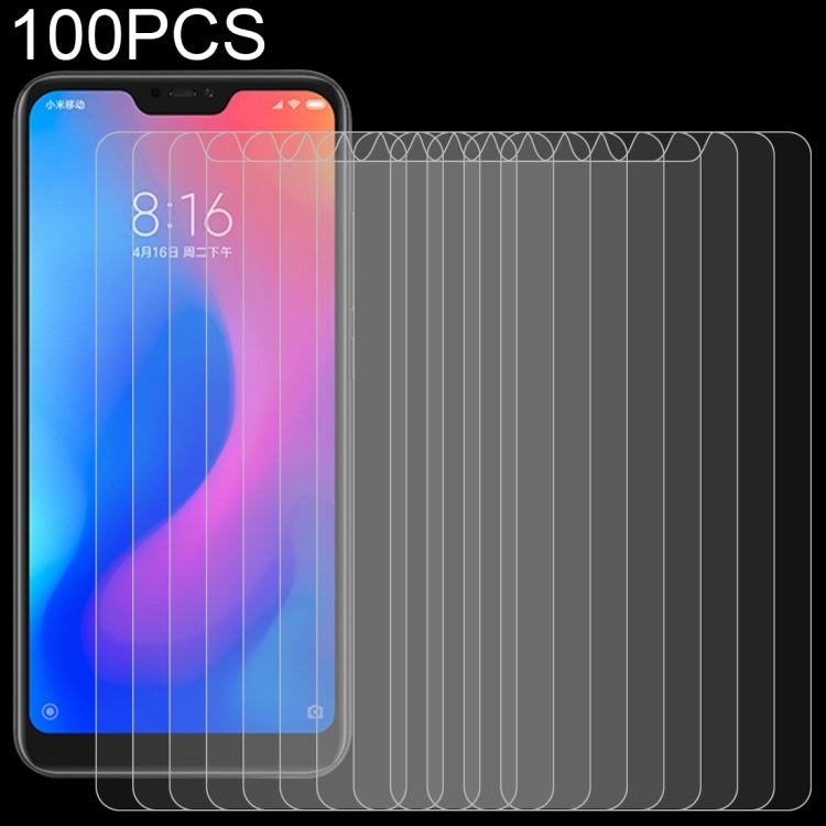 100 PCS 0.26mm 9H Surface Hardness 2.5D Curved Edge Tempered Glass Film for Xiaomi Redmi Note 6 -  by PMC TechLife | Online Shopping South Africa | PMC TechLife