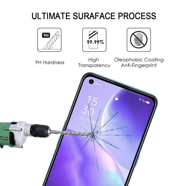 For OPPO Reno5 5G / 4G Full Glue Full Screen Tempered Glass Film - free shipping - PMC TechLife - Order now!