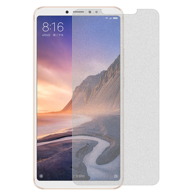 50 PCS Non-Full Matte Frosted Tempered Glass Film for Xiaomi Mi Max 3 , No Retail Package -  by PMC TechLife | Online Shopping South Africa | PMC TechLife