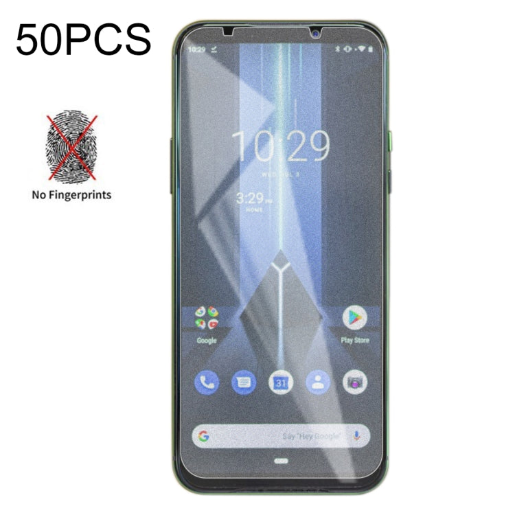 50 PCS Non-Full Matte Frosted Tempered Glass Film for Xiaomi Black Shark 2, No Retail Package -  by PMC TechLife | Online Shopping South Africa | PMC TechLife