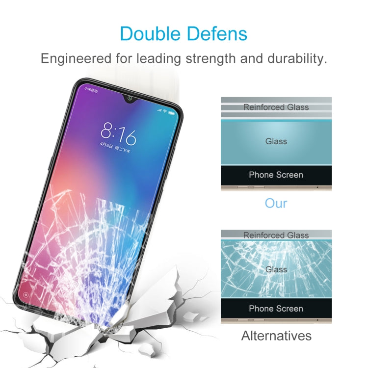 100 PCS 0.26mm 9H 2.5D Tempered Glass Film for Xiaomi Mi 9 -  by PMC TechLife | Online Shopping South Africa | PMC TechLife