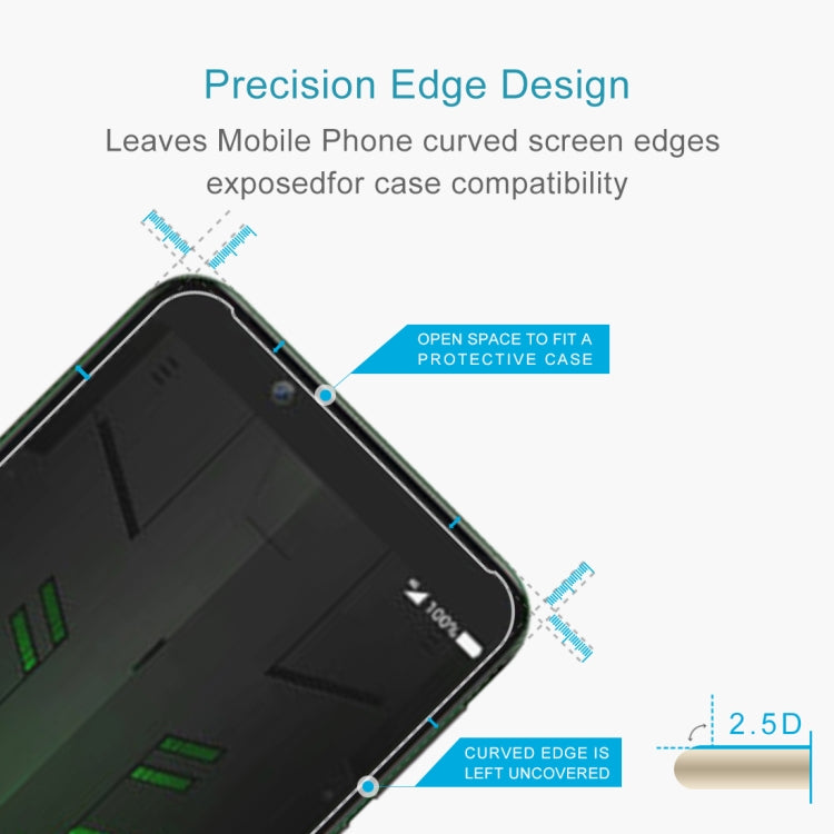 100 PCS 0.26mm 9H 2.5D Explosion-proof Tempered Glass Film for Xiaomi Black Shark Helo -  by PMC TechLife | Online Shopping South Africa | PMC TechLife
