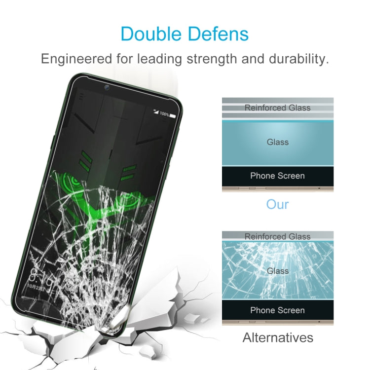 100 PCS 0.26mm 9H 2.5D Explosion-proof Tempered Glass Film for Xiaomi Black Shark Helo -  by PMC TechLife | Online Shopping South Africa | PMC TechLife