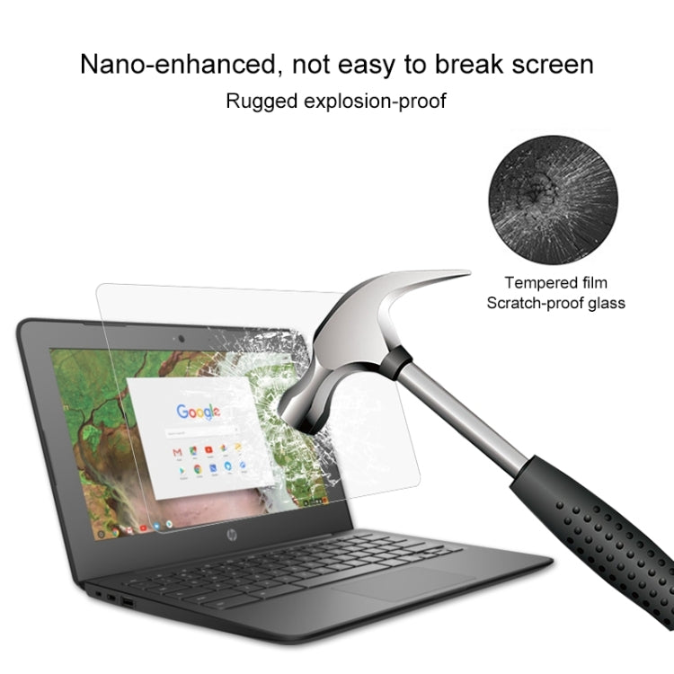 Laptop Screen HD Tempered Glass Protective Film for HP Chromebook 11 G6 EE 11.6 inch - Screen Protection Film by PMC TechLife | Online Shopping South Africa | PMC TechLife