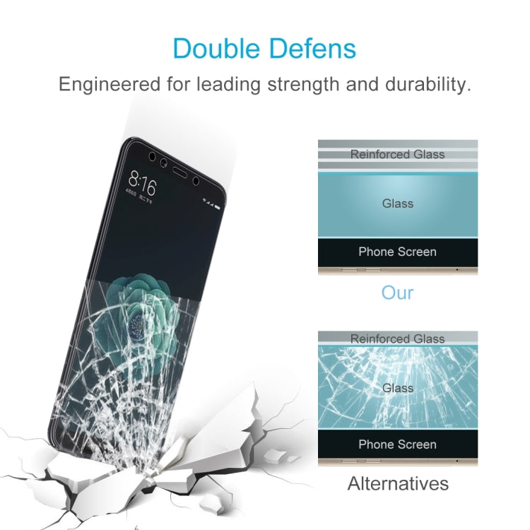 100 PCS 0.26mm 9H 2.5D Tempered Glass Film for Xiaomi Mi 6X & A2 -  by PMC TechLife | Online Shopping South Africa | PMC TechLife
