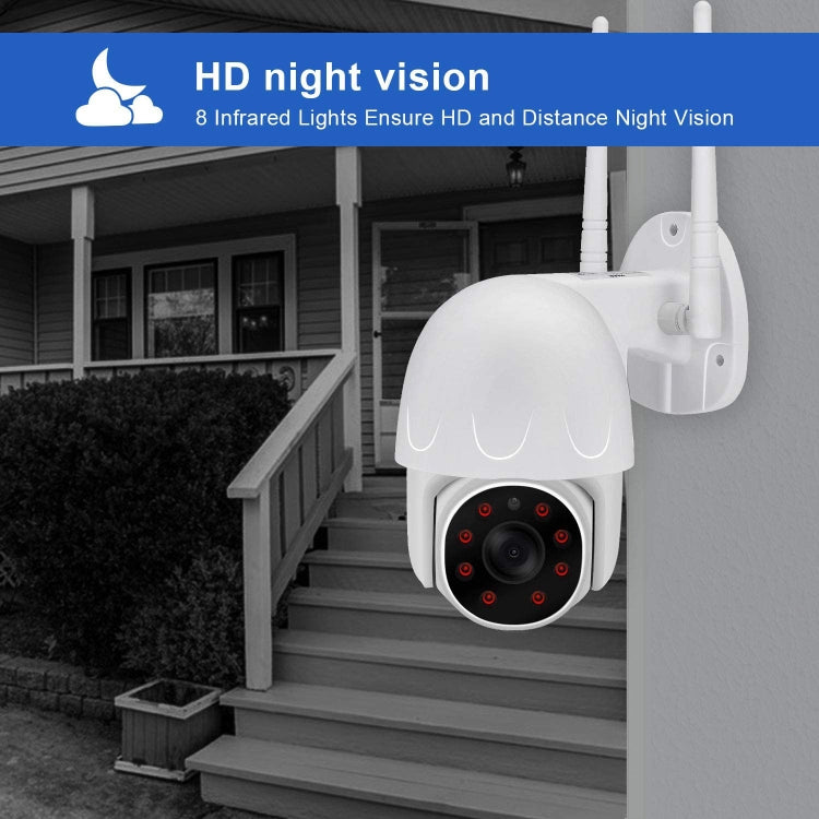 Tuya QX45 1080P Full HD IP65 Waterproof 2.4G Wireless IP Camera, Support Motion Detection & Two-way Audio & Night Vision & TF Card, UK Plug - free shipping - PMC TechLife - Order now!