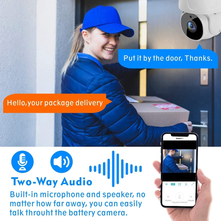 Tuya QX45 1080P Full HD IP65 Waterproof 2.4G Wireless IP Camera, Support Amazon Alexa & Google Home & Motion Detection & Two-way Audio & Night Vision & TF Card, UK Plug - free shipping - PMC TechLife - Order now!