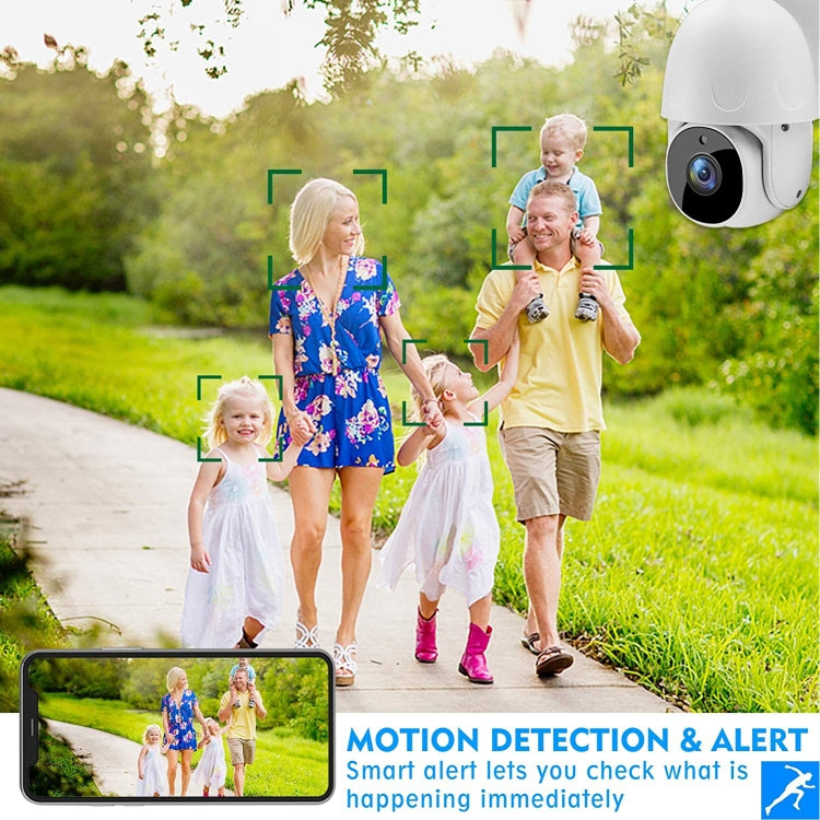 Tuya QX45 1080P Full HD IP65 Waterproof 2.4G Wireless IP Camera, Support Amazon Alexa & Google Home & Motion Detection & Two-way Audio & Night Vision & TF Card, US Plug - Dome Camera by PMC TechLife | Online Shopping South Africa | PMC TechLife