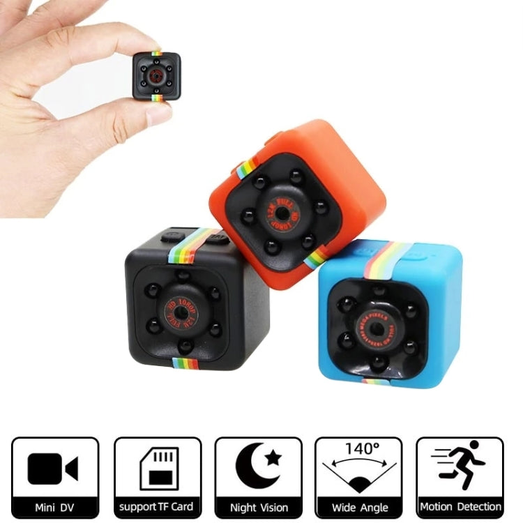 SQ11 Mini DV HD 480P 6 LEDs Sport Recorder Camera with Holder, Support Monitor Detection & IR Night Vision & TF Card (Red) - free shipping - PMC TechLife - Order now!