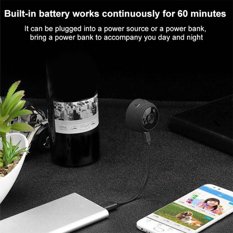 A9 1080P Wifi Wireless Network Camera Wide-angle Recorder(Black) - free shipping - PMC TechLife - Order now!