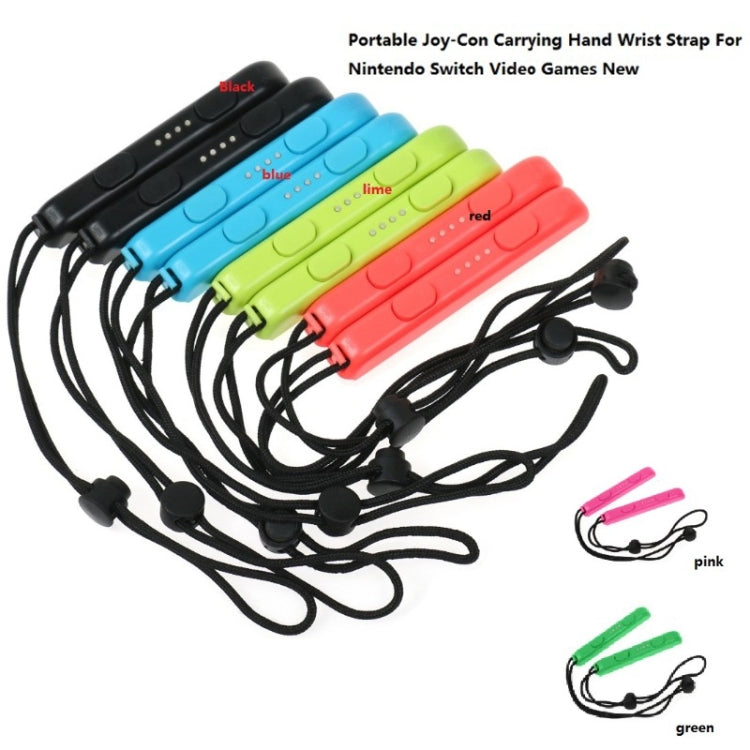 1 Pair Wrist Rope Lanyard Games Accessories for Nintendo Switch Joy-Con(Black) - Gamepads by PMC TechLife | Online Shopping South Africa | PMC TechLife | Buy Now Pay Later Mobicred