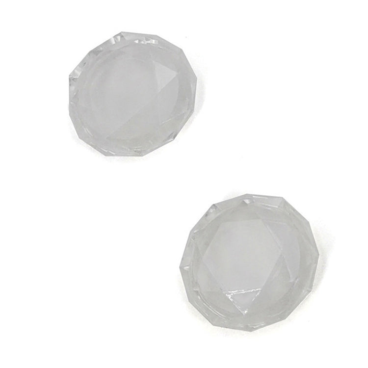 2 PCS Diamond Texture Games Grip Caps for PS5(Clear White) - Cases by PMC TechLife | Online Shopping South Africa | PMC TechLife