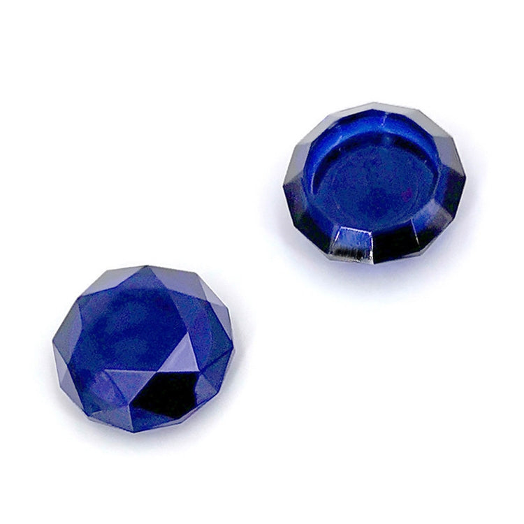 2 PCS Diamond Texture Games Grip Caps for PS5(Blue) - Cases by PMC TechLife | Online Shopping South Africa | PMC TechLife