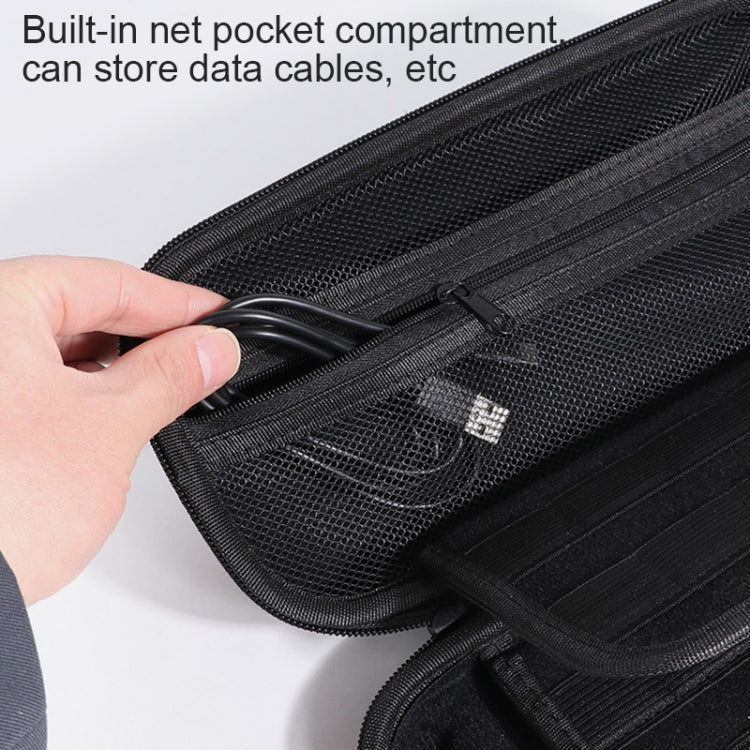 Portable EVA Storage Bag Protective Case Handbag with Holder Function for Nintendo Switch Console, Size: 26x12.5x7cm(Black Red) - Bags by PMC TechLife | Online Shopping South Africa | PMC TechLife