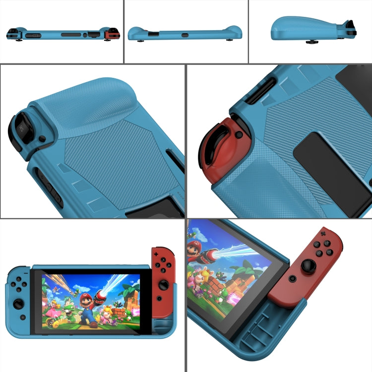 TPU Soft Protective Shell Drop Resistance for Nintendo Switch(Blue) - Cases by PMC TechLife | Online Shopping South Africa | PMC TechLife
