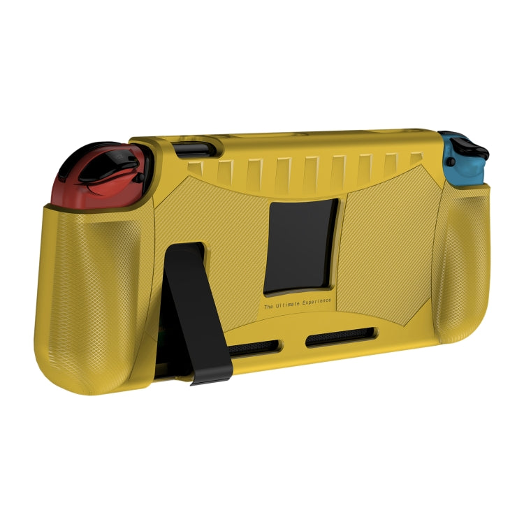 TPU Soft Protective Shell Drop Resistance for Nintendo Switch(Yellow) - Cases by PMC TechLife | Online Shopping South Africa | PMC TechLife