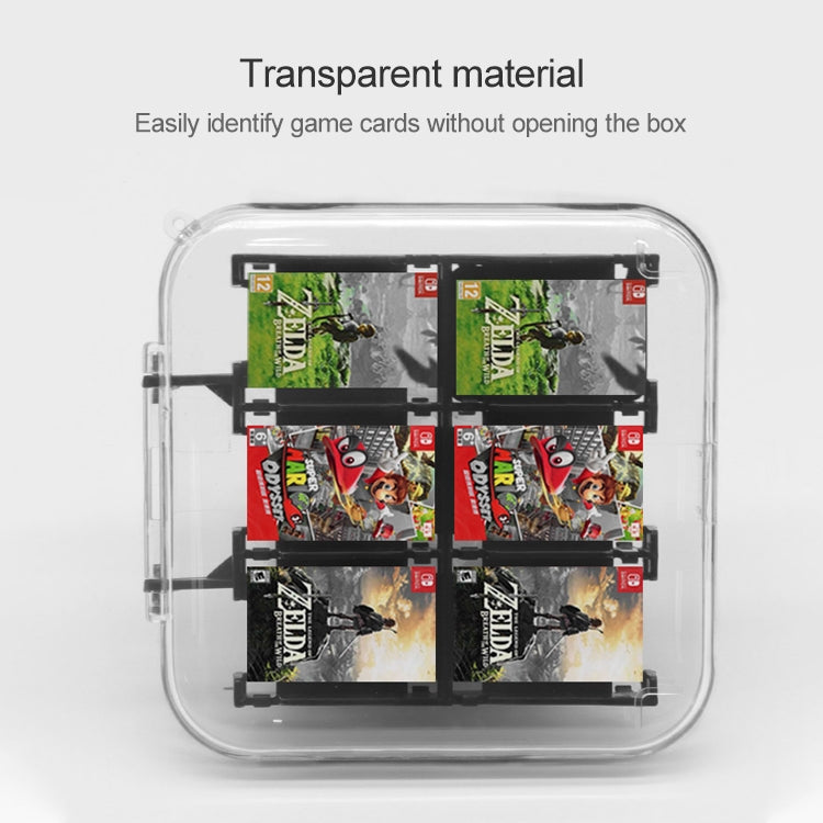 12 in 1 Box Memory Card Holder Box for Nintendo Switch(Silver) - Bags by PMC TechLife | Online Shopping South Africa | PMC TechLife | Buy Now Pay Later Mobicred