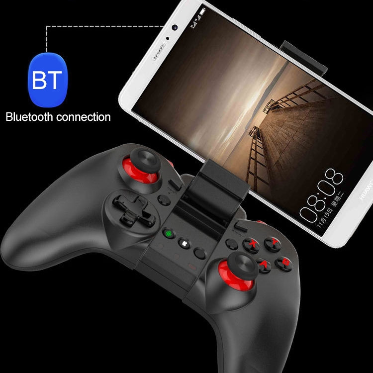 MB-838(X5Plus) Bluetooth 4.0 + 2.4G Wireless Dual-mode Gamepad with Retractable Bracket, Support Android / IOS Direct Connection and Direct Play - Controller Gamepad by PMC TechLife | Online Shopping South Africa | PMC TechLife
