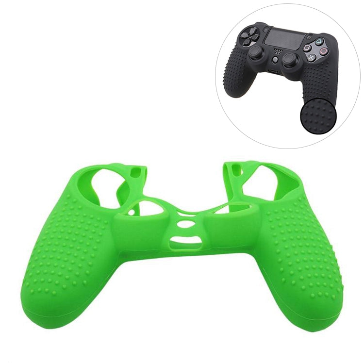 Non-slip Silicone Protective Case for Sony PS4(Green) - Cases by PMC TechLife | Online Shopping South Africa | PMC TechLife