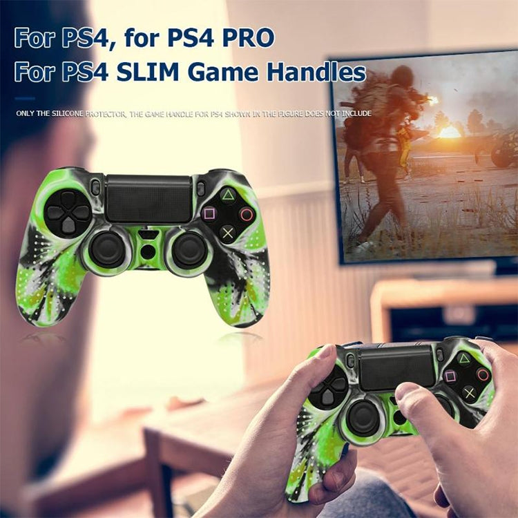 Non-slip Silicone Protective Case for Sony PS4(Green) - Cases by PMC TechLife | Online Shopping South Africa | PMC TechLife
