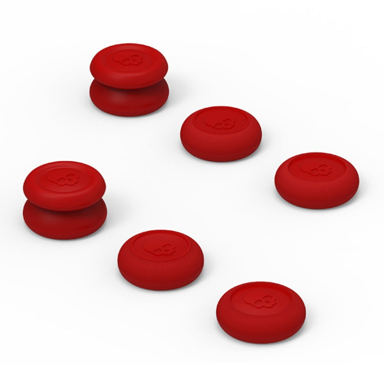 Skull&Co Pro / PS4 Gamepad Rocker Cap Button Cover Thumb Grip Set for Nintendo Switch / Switch Lite / JOYCON(Red) - free shipping - PMC TechLife - Order now!