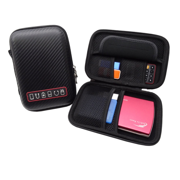 GUANHE GH1822 Carbon Fiber Portable Travel Storage Bag(Black) - Bags by PMC TechLife | Online Shopping South Africa | PMC TechLife