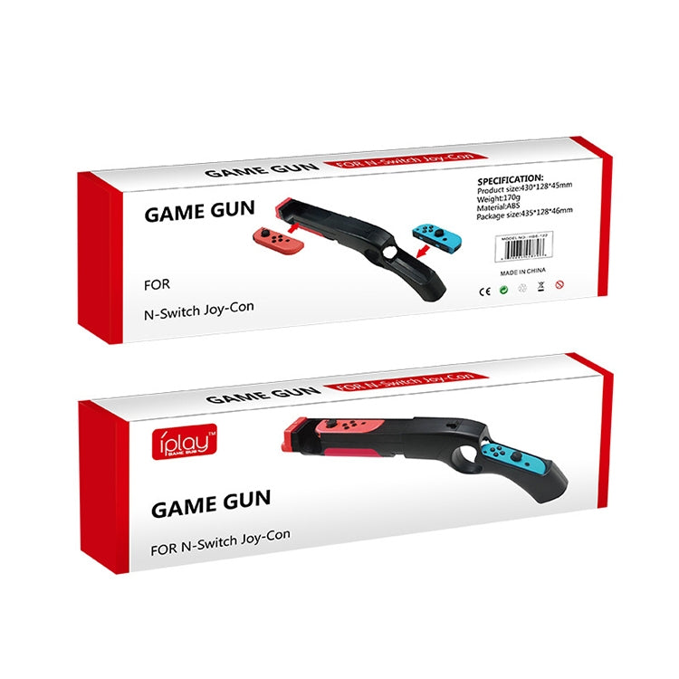 iplay HBS-122 Shooting Game Gun Handle Holder for Nintendo Switch Joy-Con - Gamepads by iplay | Online Shopping South Africa | PMC TechLife