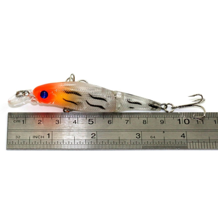 HENGJIA JM010-X 6# 8.8cm 7.4g 2-section Plastic Hard Baits Artificial Fishing Lures with Treble Hook, Random Color Delivery - Fishing Lures by HENGJIA | Online Shopping South Africa | PMC TechLife | Buy Now Pay Later Mobicred