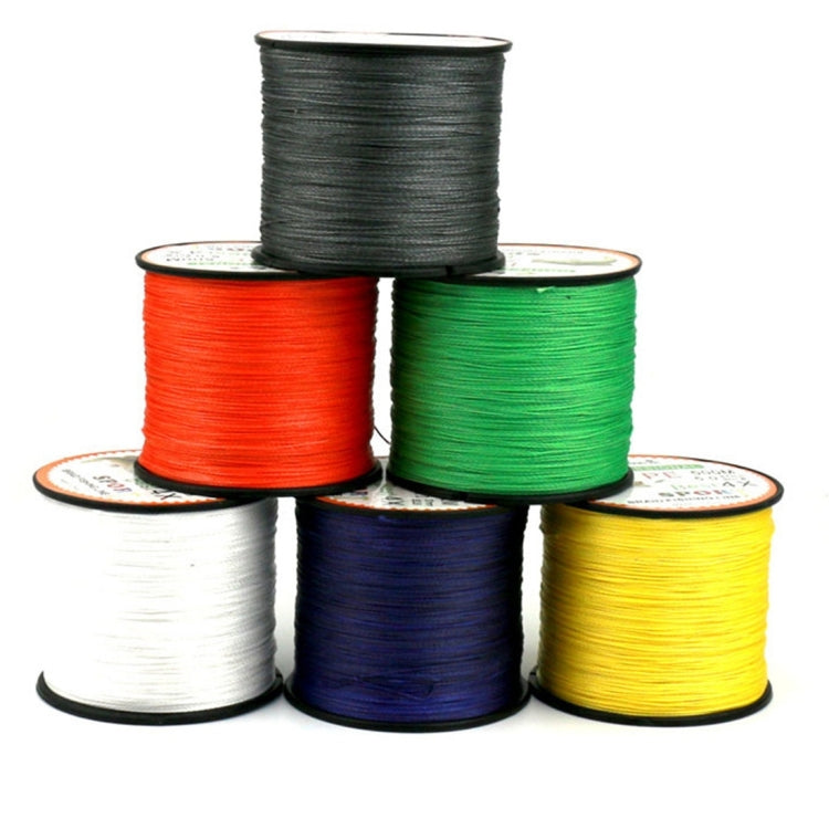HENGJIA 4.0# 0.34mm 45LB 18.1kg Tension 500m Extra Strong 4 Shares Braid PE Fishing Line Kite Line(White) - Fishing Lines & Ropes by HENGJIA | Online Shopping South Africa | PMC TechLife | Buy Now Pay Later Mobicred