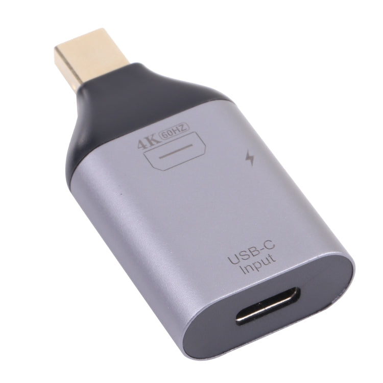 2 in 1 4K 60Hz Mini DP Male to USB-C / Type-C Charging + USB-C / Type-C Female Adapter - free shipping - PMC TechLife - Order now!