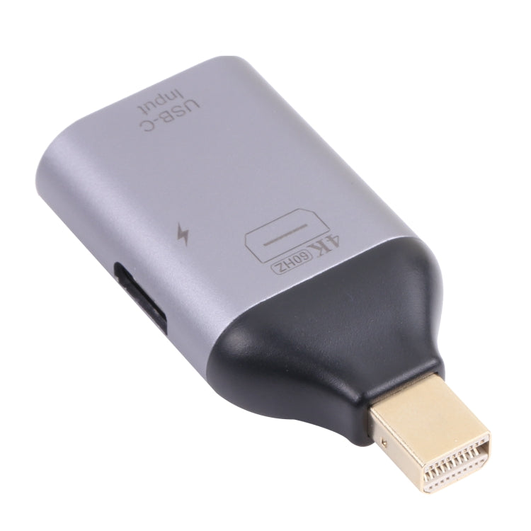 2 in 1 4K 60Hz Mini DP Male to USB-C / Type-C Charging + USB-C / Type-C Female Adapter - free shipping - PMC TechLife - Order now!