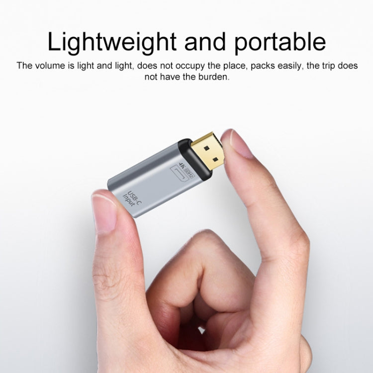 2 in 1 4K 60Hz Mini DP Male to USB-C / Type-C Charging + USB-C / Type-C Female Adapter - free shipping - PMC TechLife - Order now!