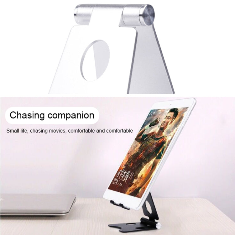 ROOSTAND R2 Aluminum Alloy Mobile Desktop Tablet Bracket Double Folding Lazy Artifact, Size: 6.4x7x9cm(Champagne Gold) - Desktop Holder by PMC TechLife | Online Shopping South Africa | PMC TechLife
