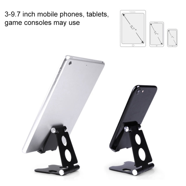 ROOSTAND R2 Aluminum Alloy Mobile Desktop Tablet Bracket Double Folding Lazy Artifact, Size: 6.4x7x9cm(Rose Gold) - Desktop Holder by PMC TechLife | Online Shopping South Africa | PMC TechLife