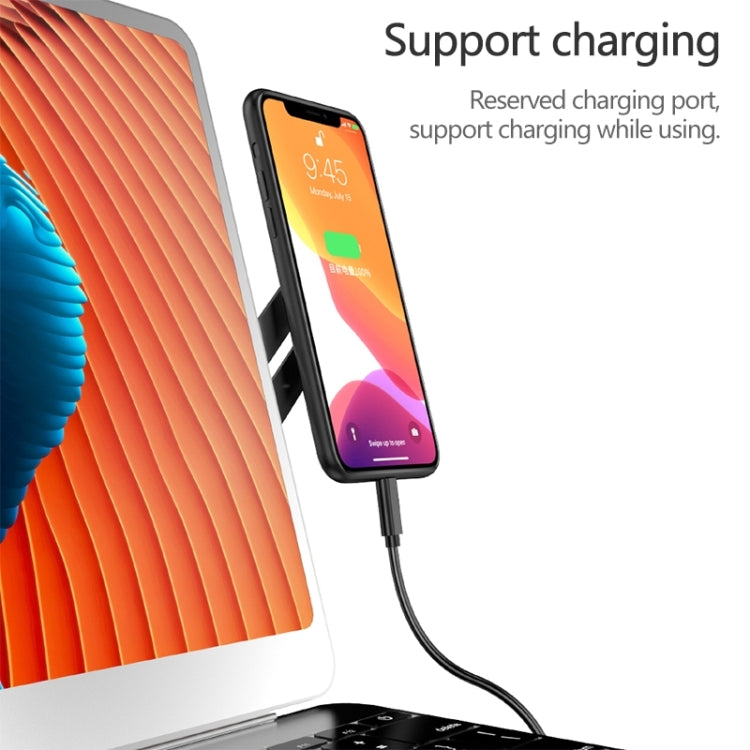 Universal Pasteable Aluminum Alloy Laptop Expansion Bracket Magnetic Suction Mobile Phone Bracket - Hand-Sticking Bracket by PMC TechLife | Online Shopping South Africa | PMC TechLife